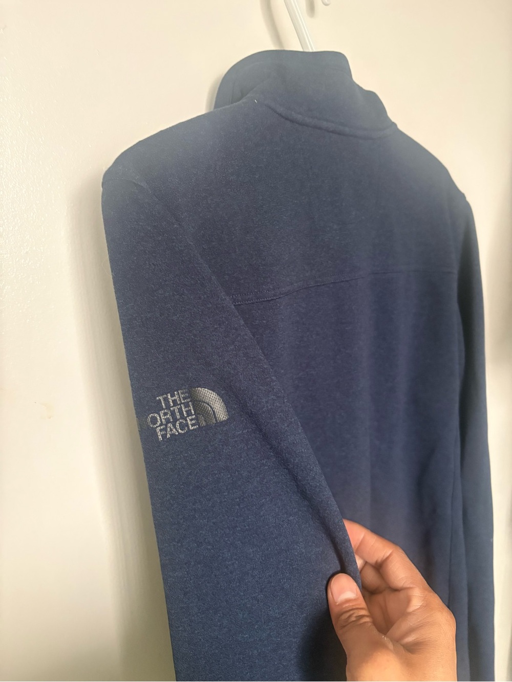 The North Face Dark Blue Quarter-Zip Fleece Pullover - Picture 5 of 5